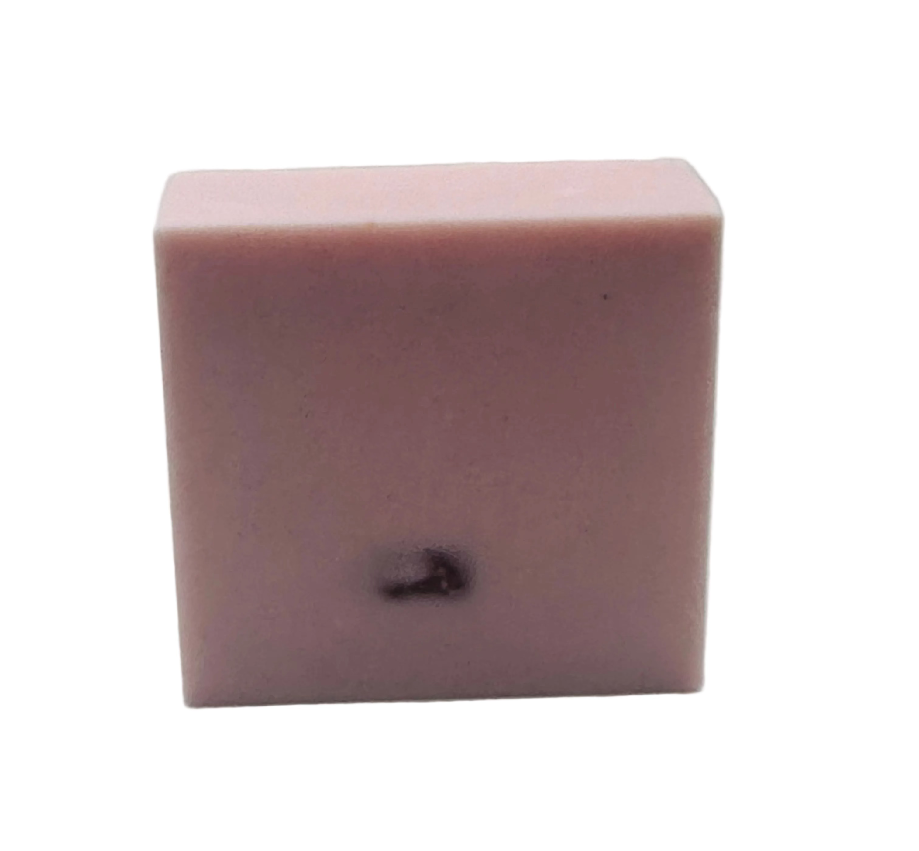 Santa Muerte healing soap with genuine rose quartz