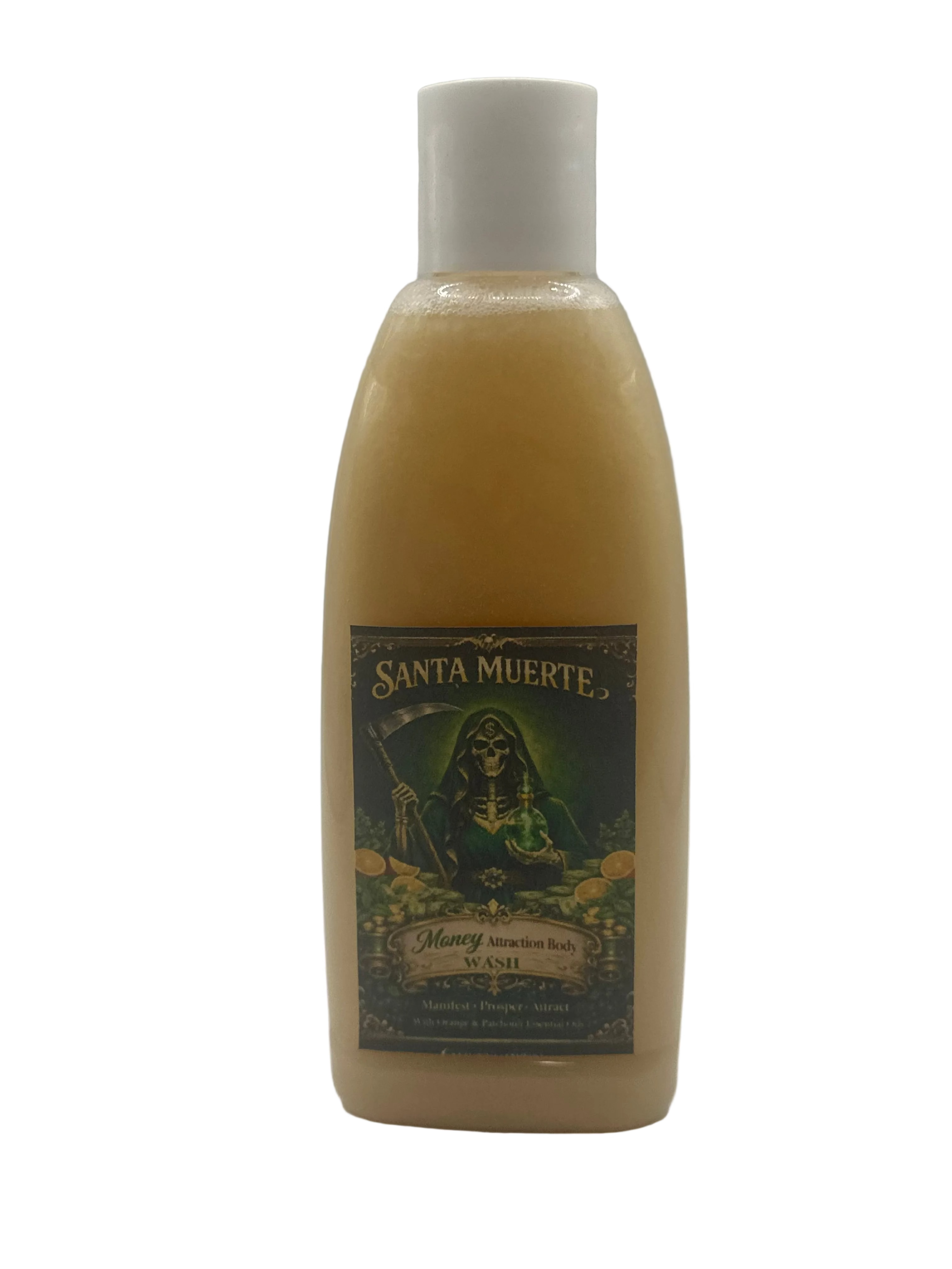 Santa Muerte  Essential Oils Money Body Wash 7 oz
