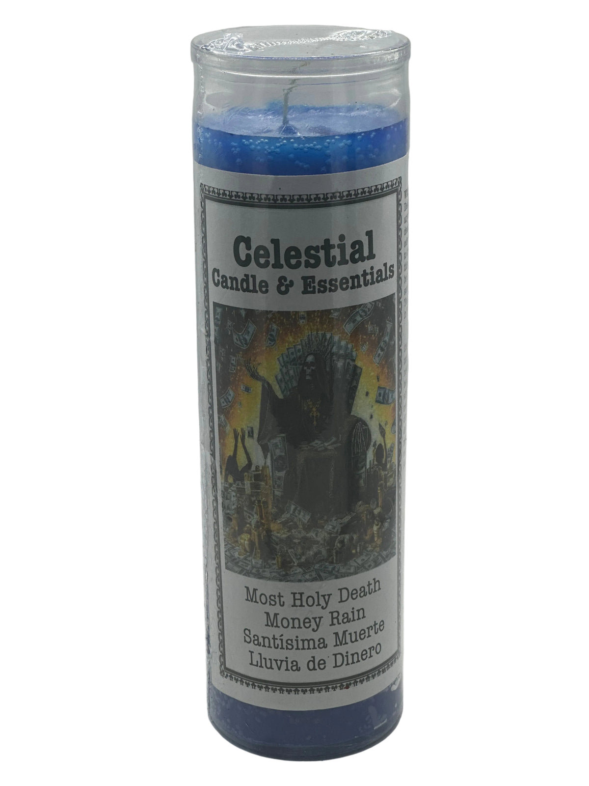 Santa Muerte Money Rain Candle