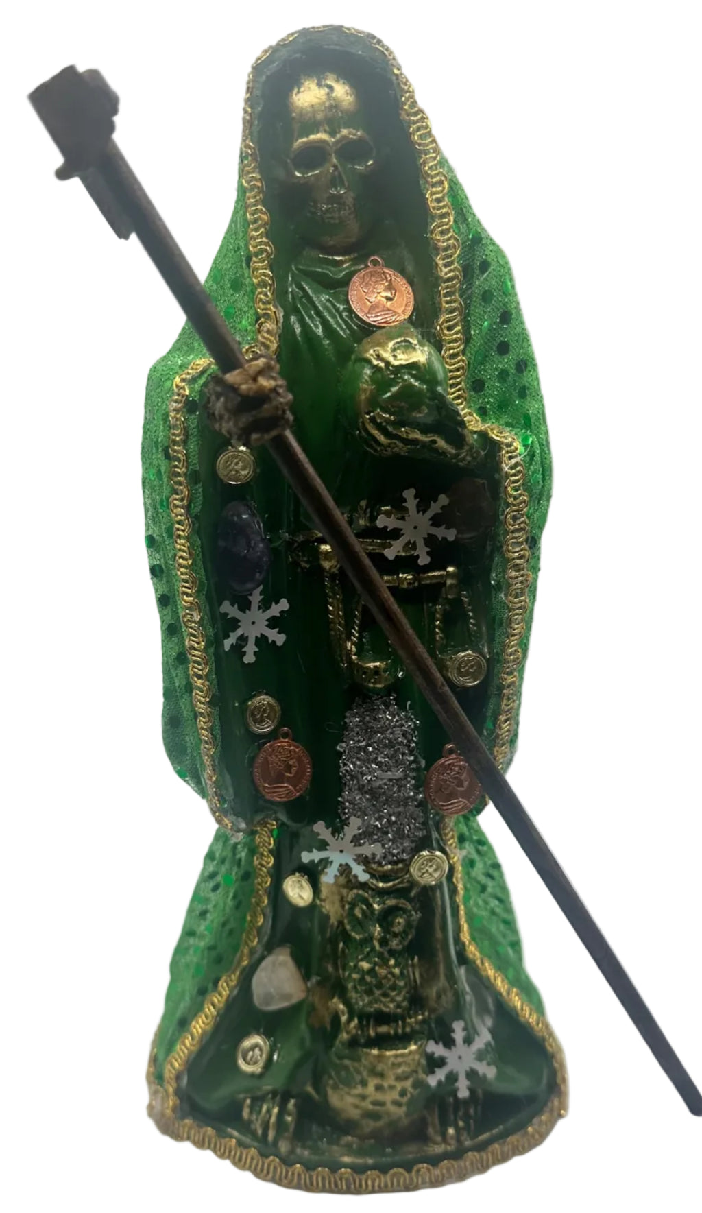 Green Santa Muerte